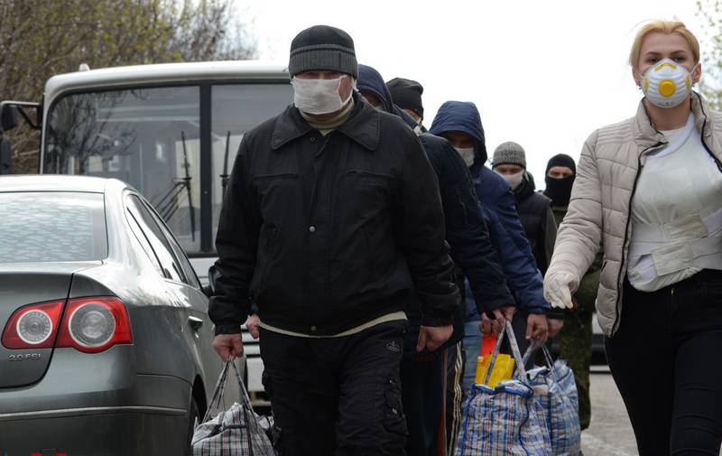 In Ukraine held the first in this year's exchange of prisoners