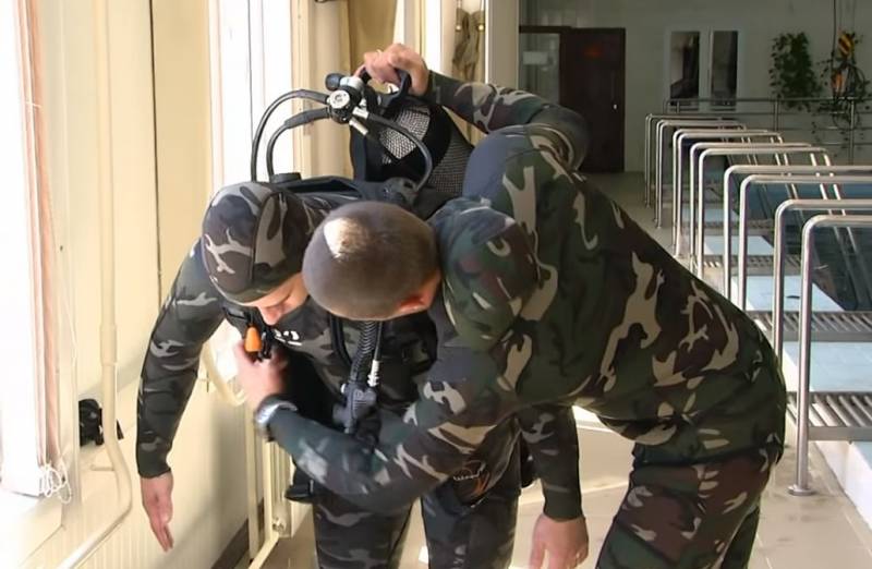 Head of the Department CWMU has told about preparation of the underwater commandos of the Navy