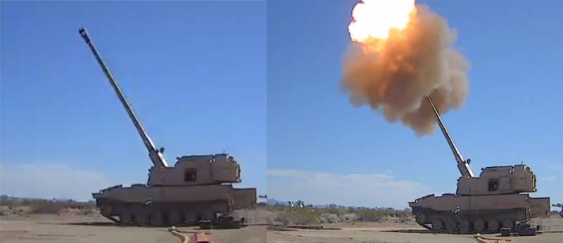 L'american SAU XM1299 a confirmé les caractéristiques de la défaite des objectifs à une distance de plus de 100 km