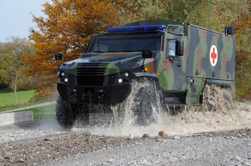 D ' Bundeswehr keeft medezinesch Panzerwagen Eagle 6x6
