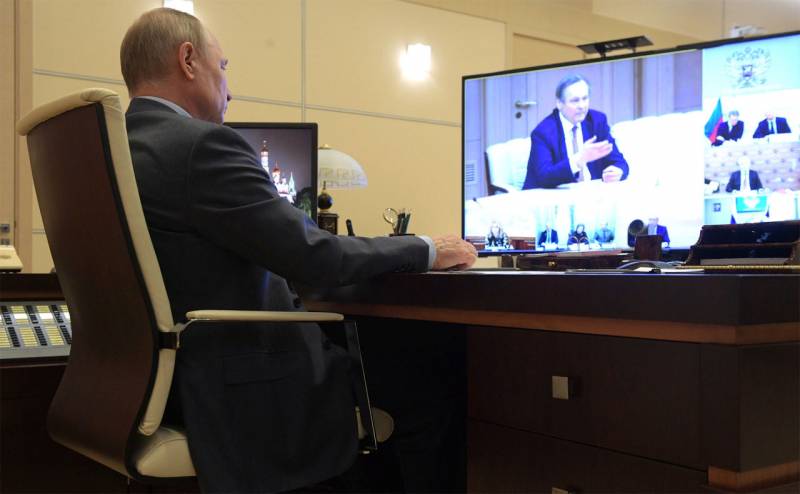 E weideren Appell vun Putin: iwwer arbeitsfreie Deeg, Pandemien an Ënnerstëtzung vun der Wirtschaft
