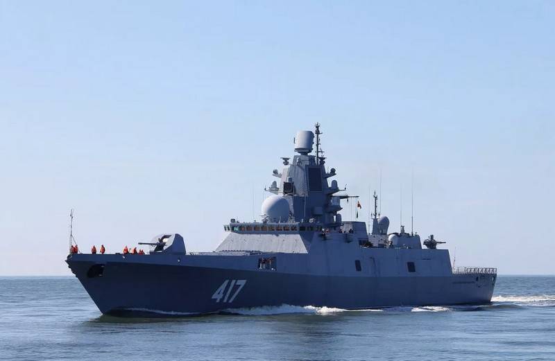 Russe de la MARINE recevra la série de trois frégates du projet 22350
