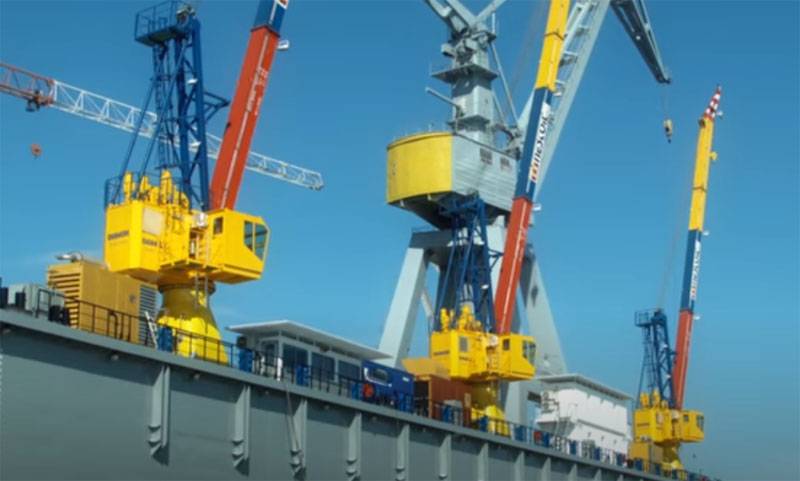 I Shanghai startede byggeriet af en stor flydedok: på muligheden for at erstatte de PD-50 til Rusland