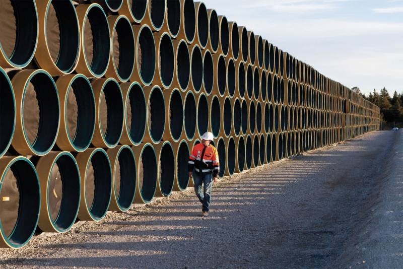 Германияда шығарды газ құбыры 