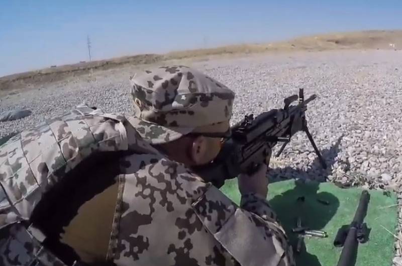 Die Deutsche Armee testet neue Maschinengewehr MG4 A3