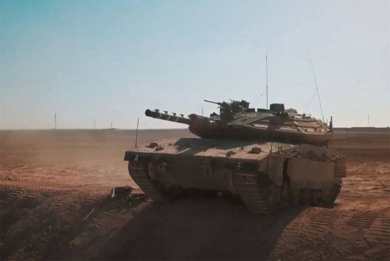 Israel перебросил los tanques merkava