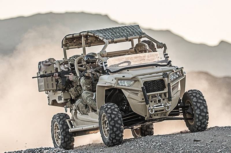 D ' Kraaft vun der Spezialeinheit vun den USA bestallt nei Variant vun der Buggy Polaris Alpha MRZR
