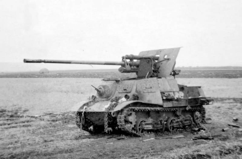 Sowjetische Jagdpanzer gegen die deutschen Panzer in der Anfangsperiode des Krieges