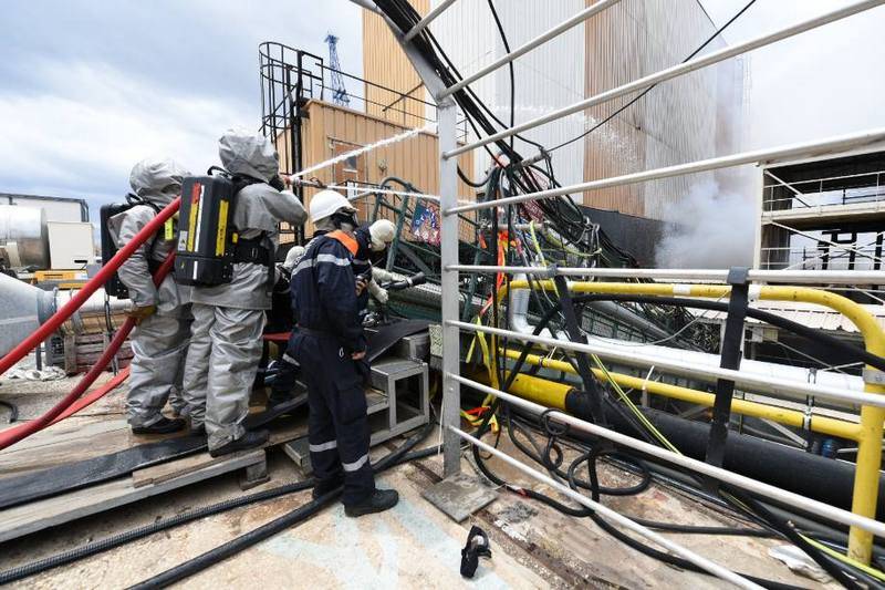 I Frankrig tændte en atomubåd