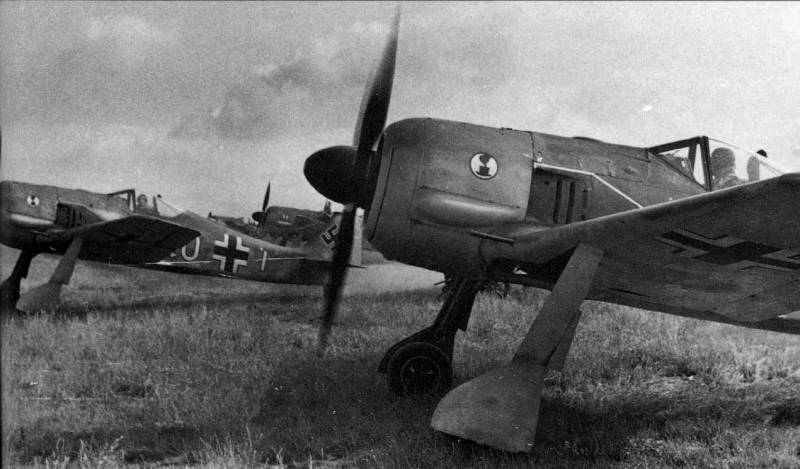 Wie die Briten nahmen die Kämpfer «Focke-Wulf-190»