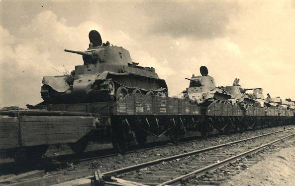 1941. Die Konzentration der einzelnen Armeen an der südlichen Staatsgrenze