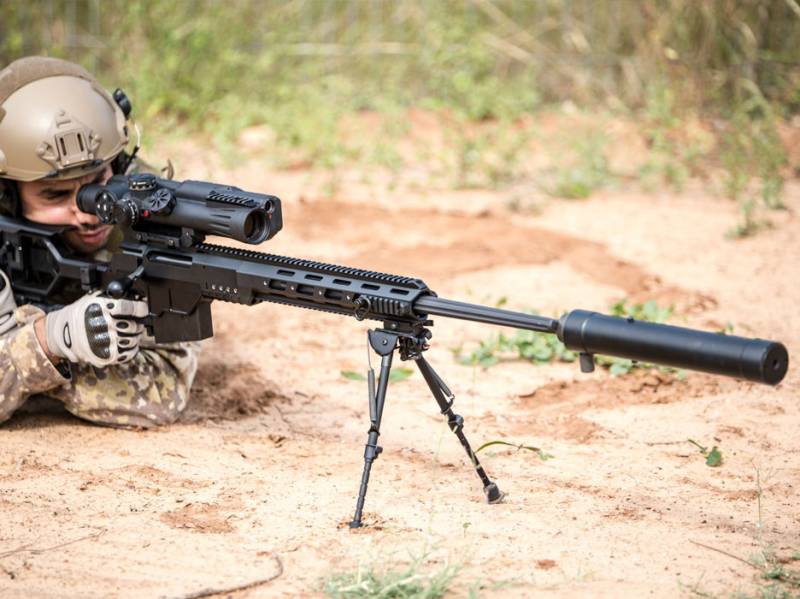 El israelí rifle de francotirador IWI DAN .338