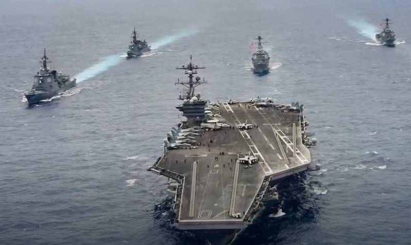 «Pour le maintien de la stabilité régionale»: les états-UNIS envoyèrent dans la mer de chine Méridionale deux АУГ