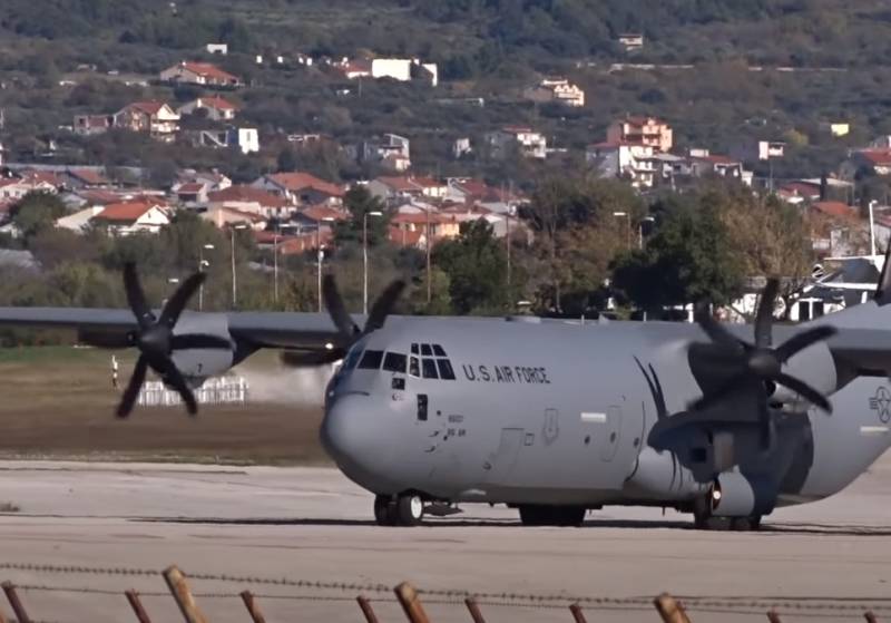 C-130 was again noted: the tug 